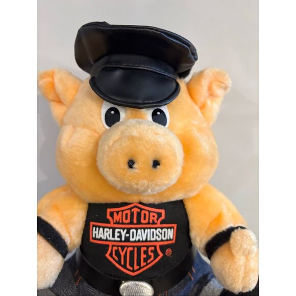 Vintage Harley Davidson plush pig Harley hog 1993 - Picture 2 of 13